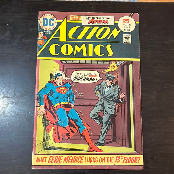 Action Comics #448 The 13th Floor Menace! VG+