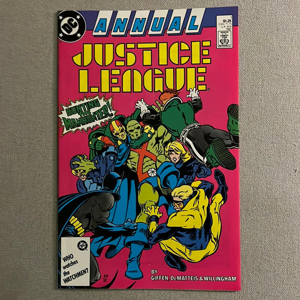 Justice League Annual #1 Hunting the Manhunter! VFNM