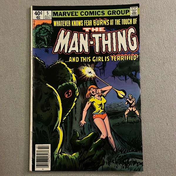 Man-Thing #5 Bronze Age Horror! FN