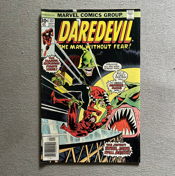 Daredevil #137 The Jester Strikes Again! FN