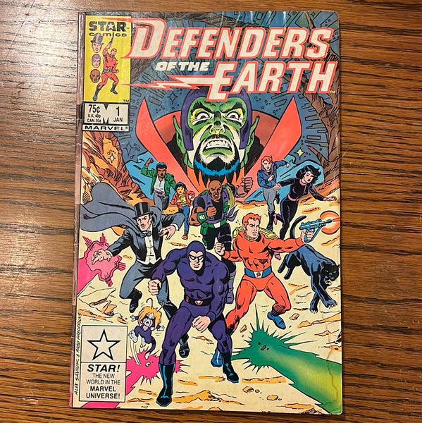 Defenders of The Earth #1 Star Comics VG