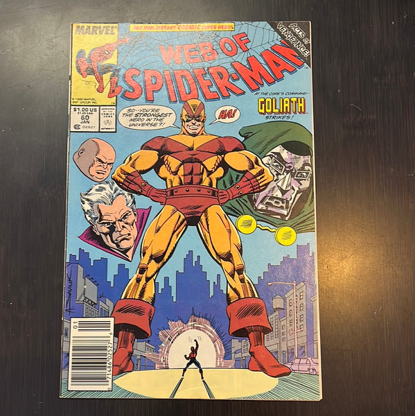 Web of Spider-Man #60 Newsstand Variant FVF