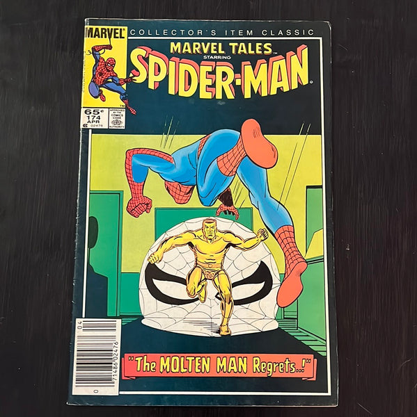 Marvel Tales #174 The Molten Man! Classic Spidey! Newsstand Variant VGFN