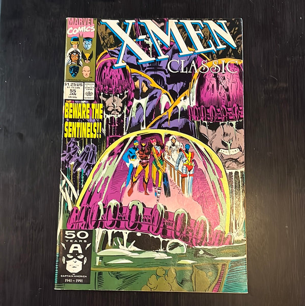Classic X-Men #55 Beware The Sentinels! FN