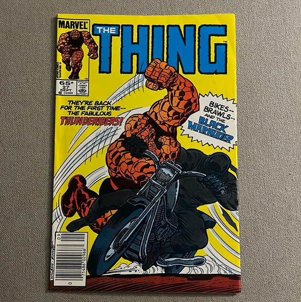 Thing #27 Newsstand Variant VF