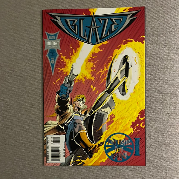 Blaze #1 Midnight Sons! Ghost Rider! Foil Cover! NM
