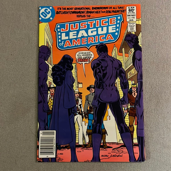 Justice League of America #198 Jonah Hex! Newsstand Variant! VF