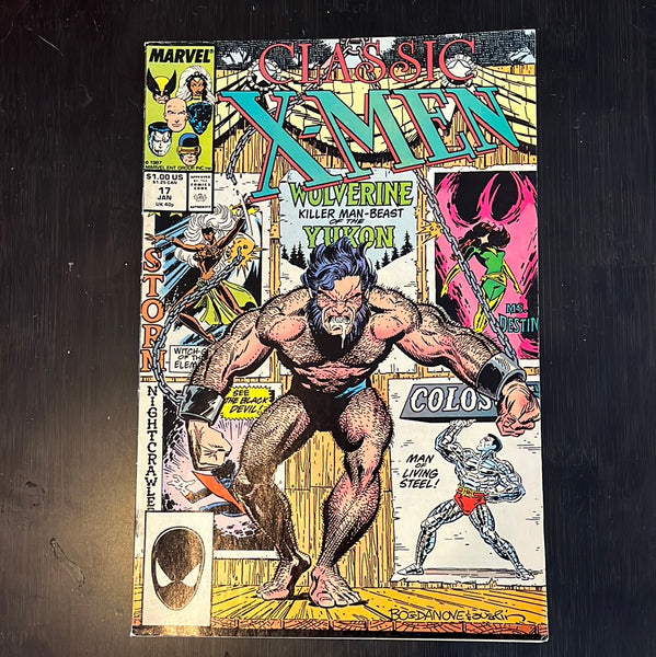 Classic X-Men #17 Arcade! Byrne Claremont! FN