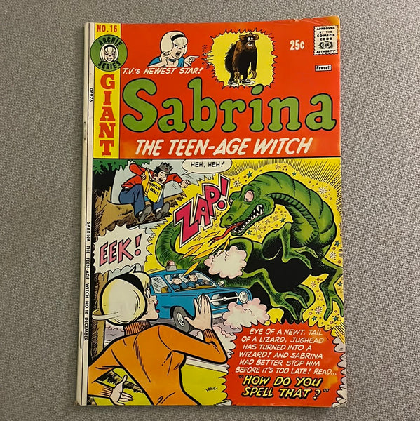 Sabrina the Teenage Witch #16 Bronze Age Archie Giant FN
