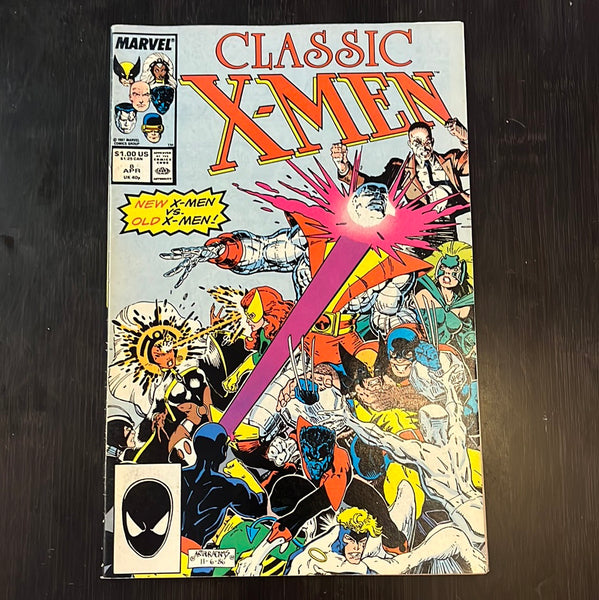 Classic X-Men #8 New vs Old! FN