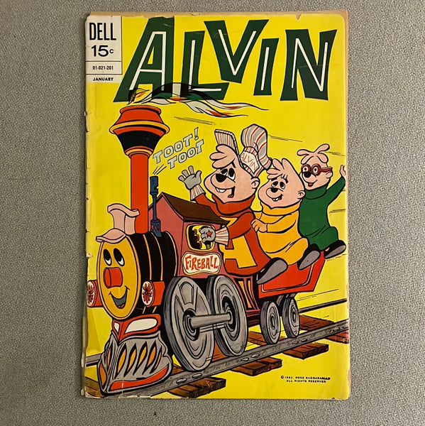 Alvin and The Chipmunks #3 HTF Silver Age Dell GD-