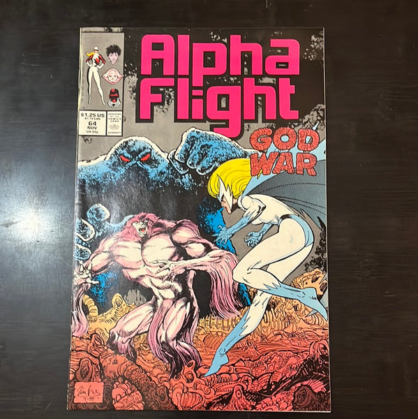 Alpha Flight #64 Jim Lee Art! FVF