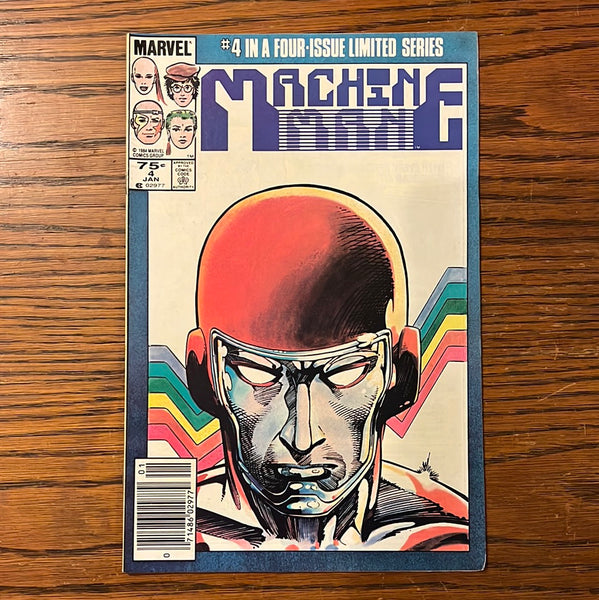 Machine Man Mini Series #4 BWS Newsstand Variant VF
