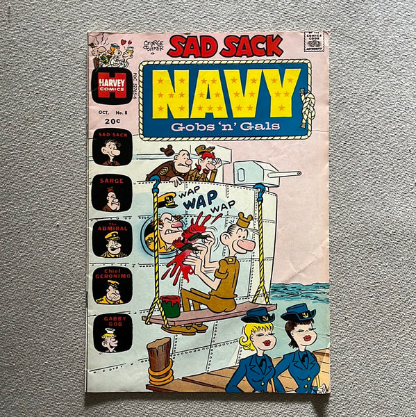 Sad Sack Navy Gobs ‘n Gals #8 Bronze Age Harvey FN