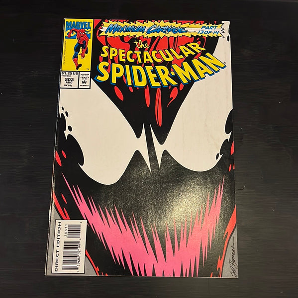 Spectacular Spider-Man #203 Maximum Carnage! VF