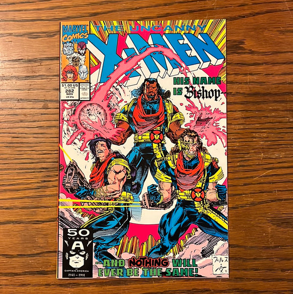 Uncanny X-Men #282 His Name is Bishop! VFNM