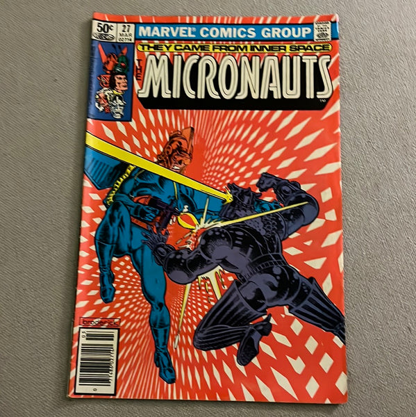 Micronauts #27 Newsstand Variant FN