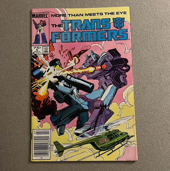 Transformers #6 Newsstand Variant VF