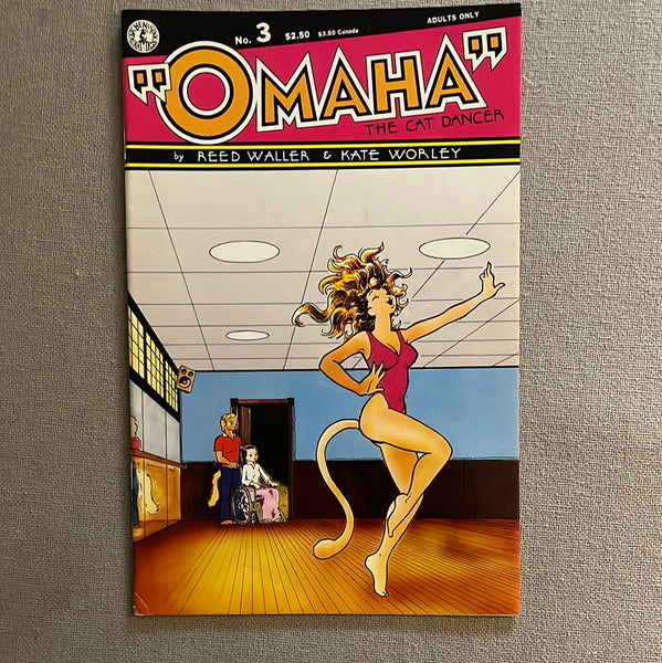 Omaha The Cat Dancer #3 Kitchen Sink Rare Fourth Print VF