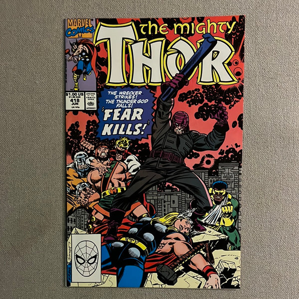 Thor #418 Fear Kills! VFNM