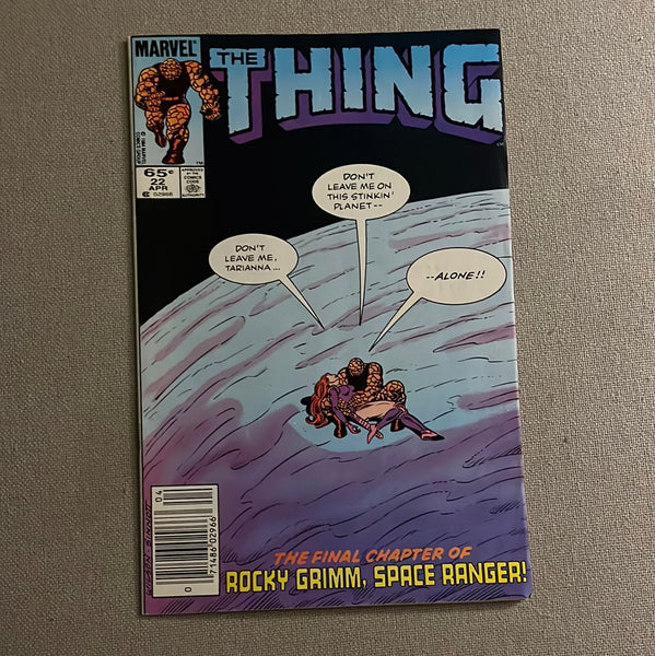 Thing #22 Newsstand Variant VF