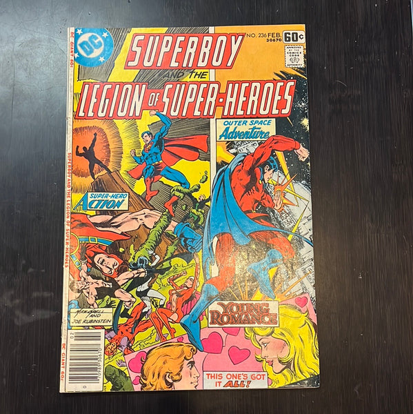 Superboy and The Legion of Super-Heroes #236 Grell Art! VGFN