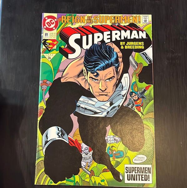 Superman #81 Reign of The Supermen! VFNM