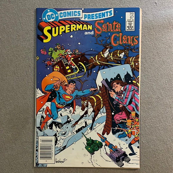 DC Comics Presents #67 Newsstand Variant Santa Claus! VF