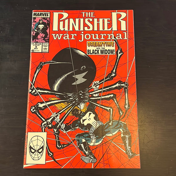 Punisher War Journal #9 The Black Widow! VFNM