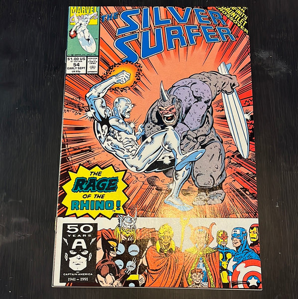 Silver Surfer #54 The Rhino! VF