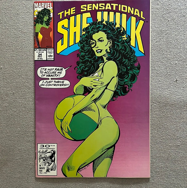 Sensational She- Hulk #34 John Byrne Vanity Key GGA Cover! VF