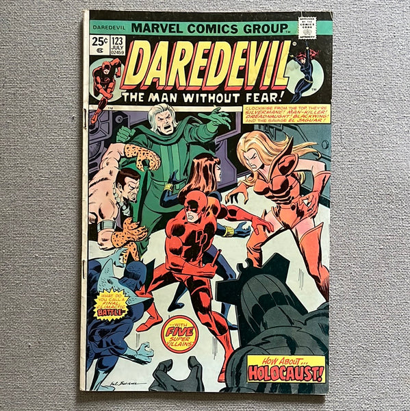 Daredevil #123 First Jackhammer! VG