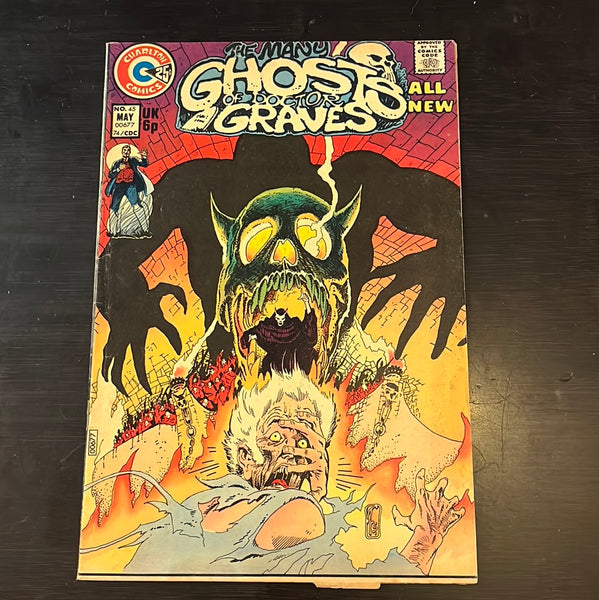 Many Ghosts of Doctor  Graves #45 Bronze Age Charlton Horror! FN