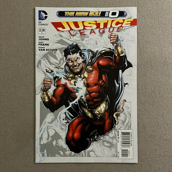 Justice League #0 New 52 Shazam! NM