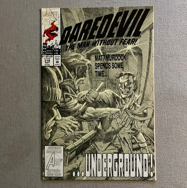 Daredevil #316 Underground! VFNM