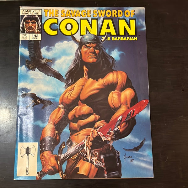 Savage Sword of Conan #143 Jusko Art! FVF