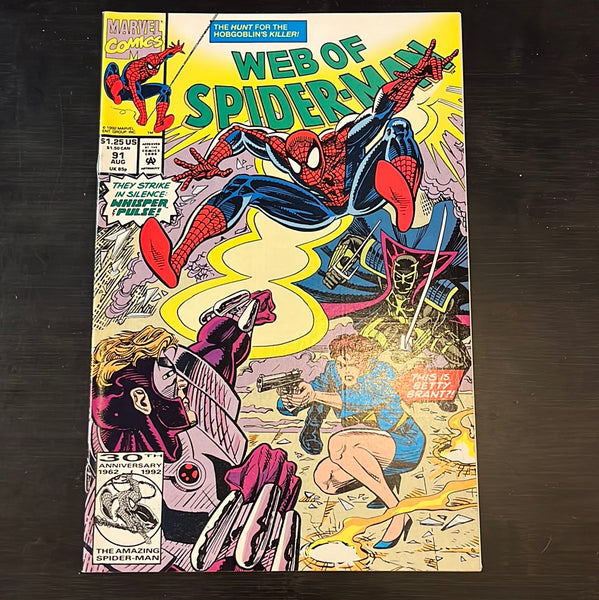 Web of Spider-Man #91 The Hunt Is On! VFNM
