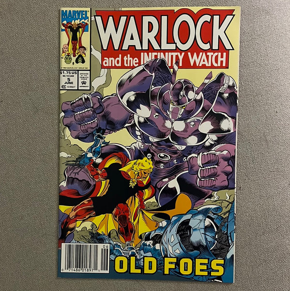 Warlock and The Infinity Watch #5 Newsstand Variant VFNM