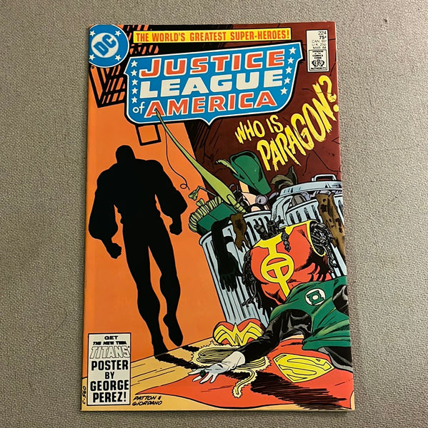 Justice League of America #224 Who is Paragon? VFNM