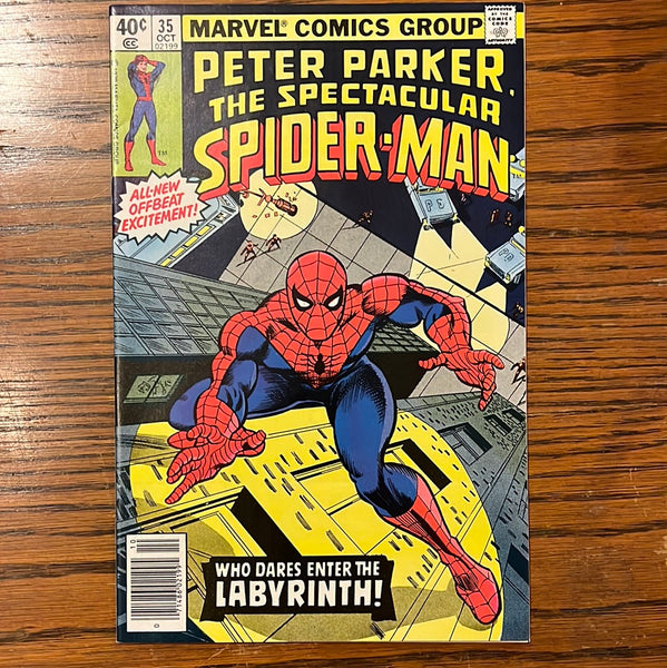 Spectacular Spider-Man #35 Who Dares Enter The Labrynth! VFNM