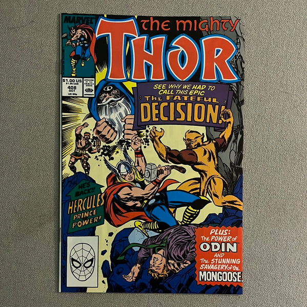 Thor #408 There Can Be Only One! VFNM