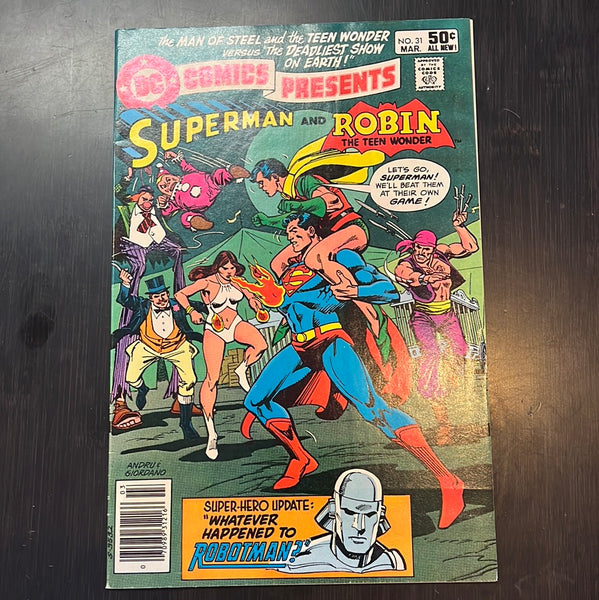 DC Comics Presents #31 Superman and Robin! Newsstand Variant FVF