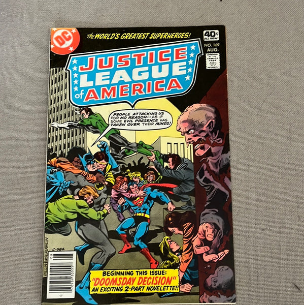 Justice League of America #169 Doomsday Decision! FVF