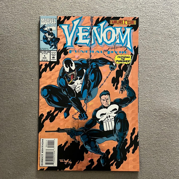 Venom Funeral Pyre #3 Fancy Foil Cover NM