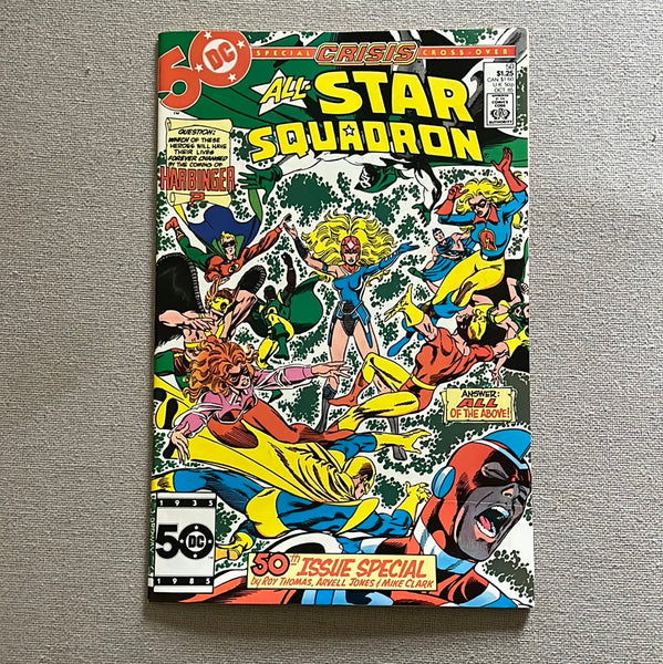 All-Star Squadron #50 The Coming of Harbinger! VF+