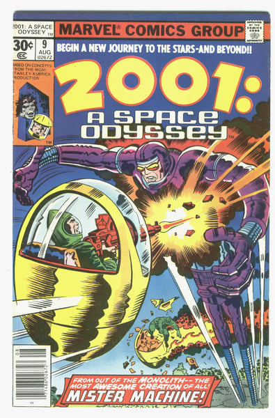 2001:  A Space Odyssey #9 second Mister Machine Bronze Age Kirby Key VF-