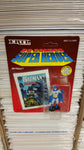 ERTL DC Comics Super Heroes Die-Cast Metal Batman Sealed on UNPUNCHED Card HTF!