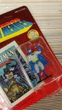 ERTL DC Comics Super Heroes Die-Cast Metal Batman Sealed on UNPUNCHED Card HTF!