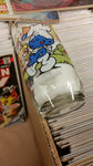Smurfs Baker Smurf Promo Glass Art By Peyo 1983 Excellent Condition!