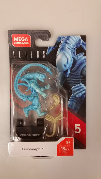 Mega Construx Aliens Xenomorph Mini Figure Sealed On Card 2018